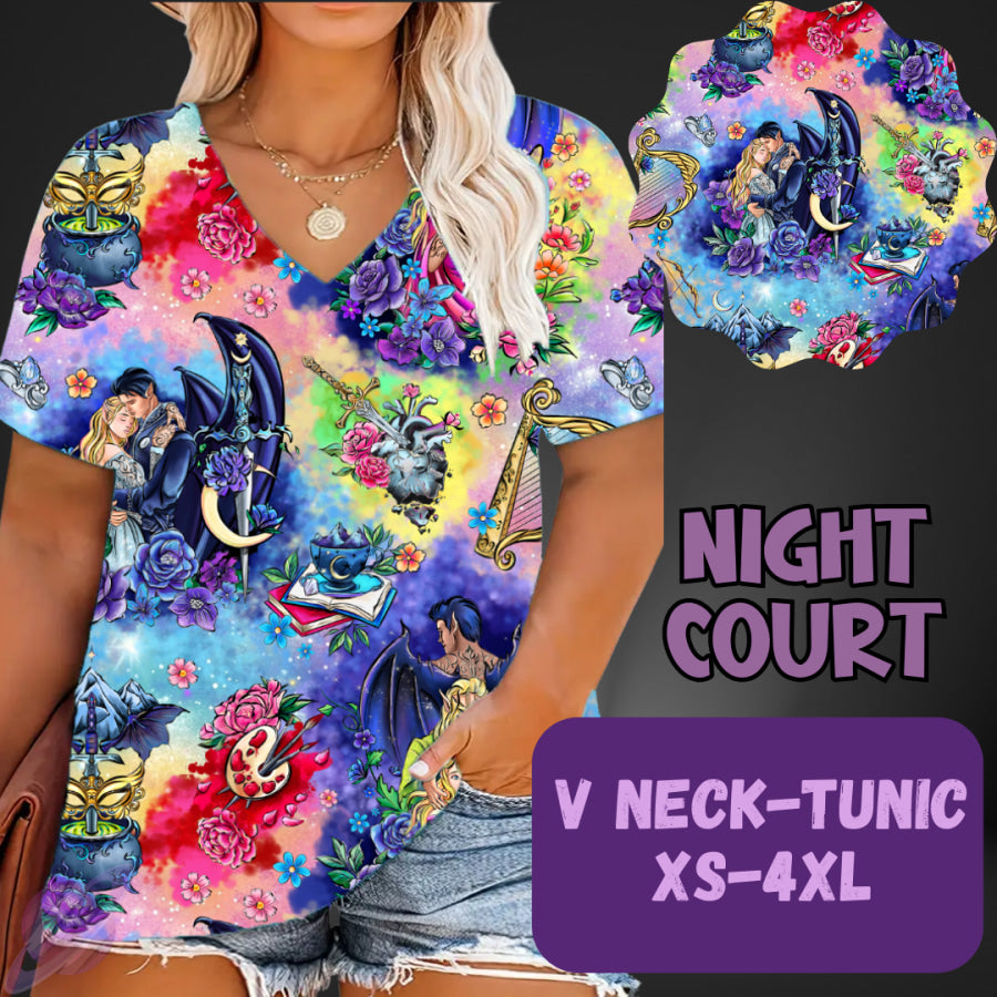 PREORDER Custom Leggings / Tanks / Tunics - Night Court - Closes 25 May - ETA late Aug 2025 Leggings