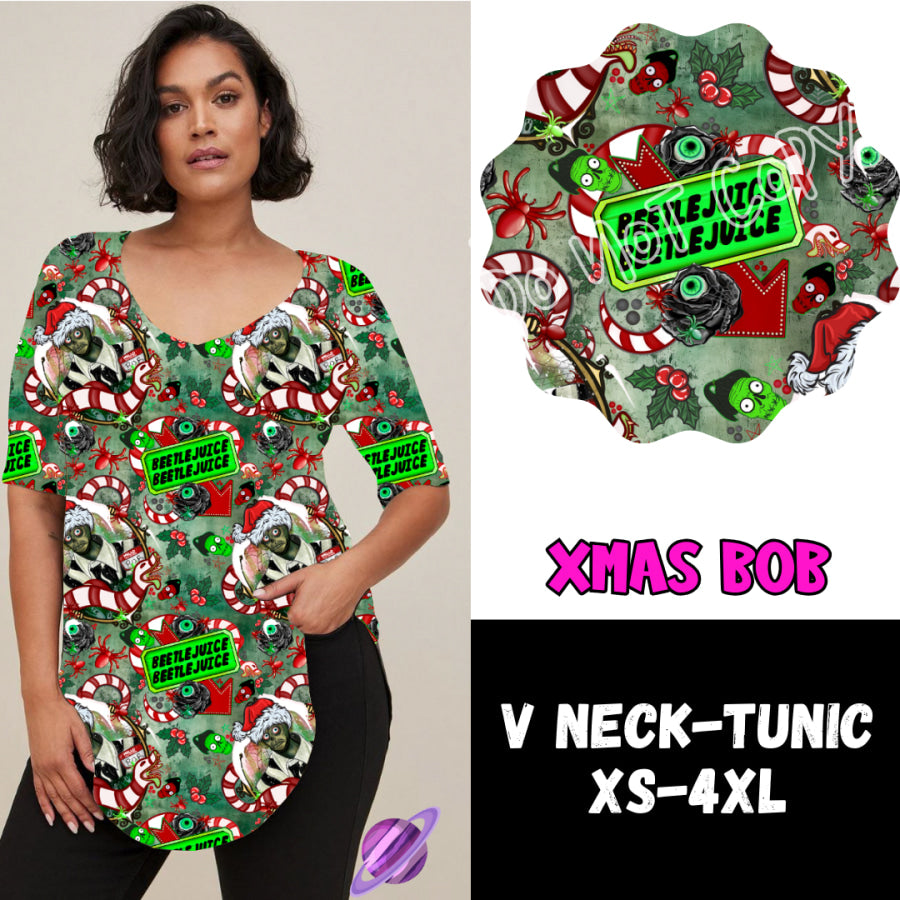 PREORDER Custom Leggings / Tanks / Tunics - Xmas Bob - Closes 10 Oct - ETA late Dec 2024 Leggings