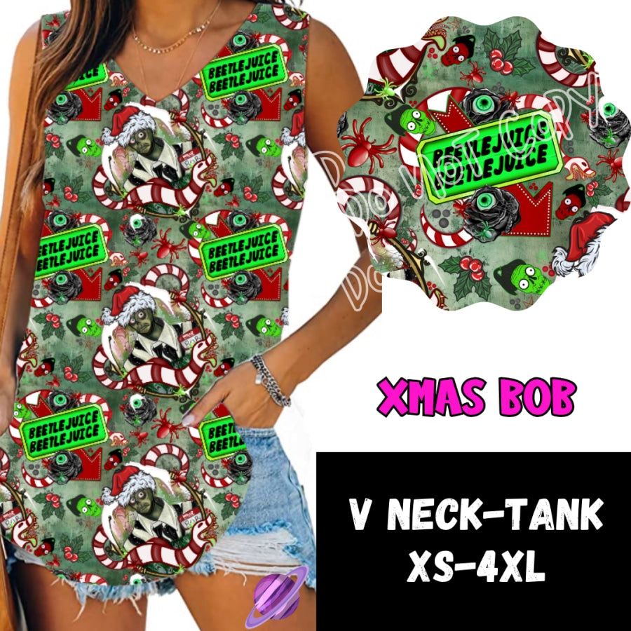 PREORDER Custom Leggings / Tanks / Tunics - Xmas Bob - Closes 10 Oct - ETA late Dec 2024 Leggings