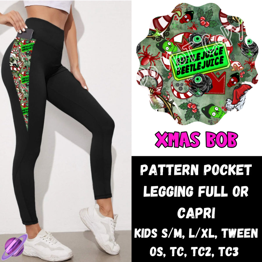 PREORDER Custom Leggings / Tanks / Tunics - Xmas Bob - Closes 10 Oct - ETA late Dec 2024 Leggings