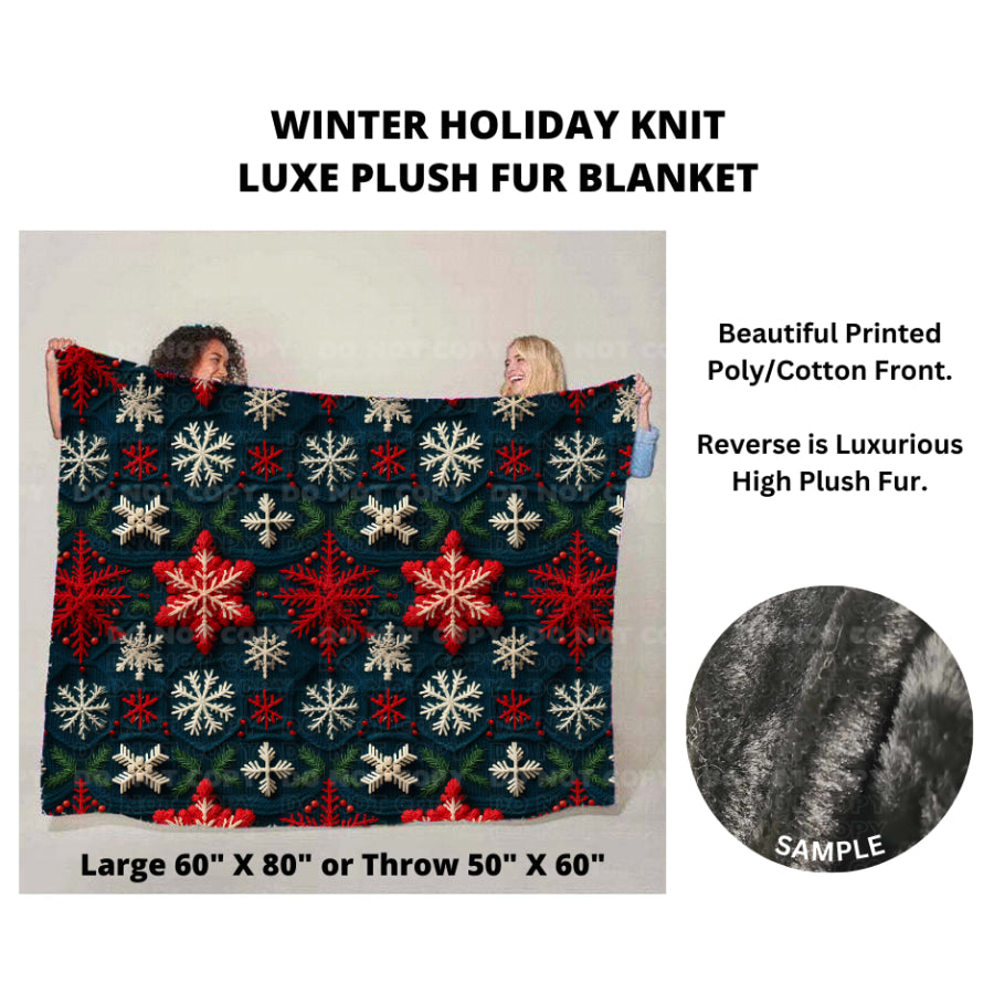 Preorder Custom Luxe Plush Faux Fur Blankets - Closes 26 Sep - ETA mid Dec 2024 Blankets &amp; Throws