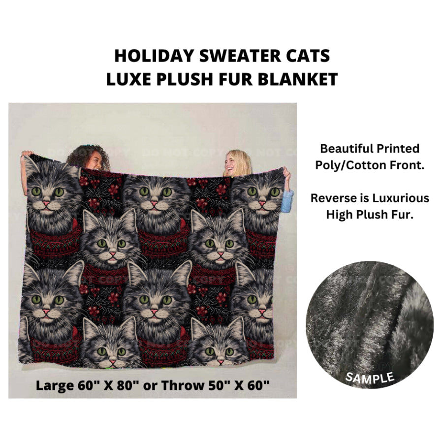 Preorder Custom Luxe Plush Faux Fur Blankets - Closes 26 Sep - ETA mid Dec 2024 Blankets &amp; Throws