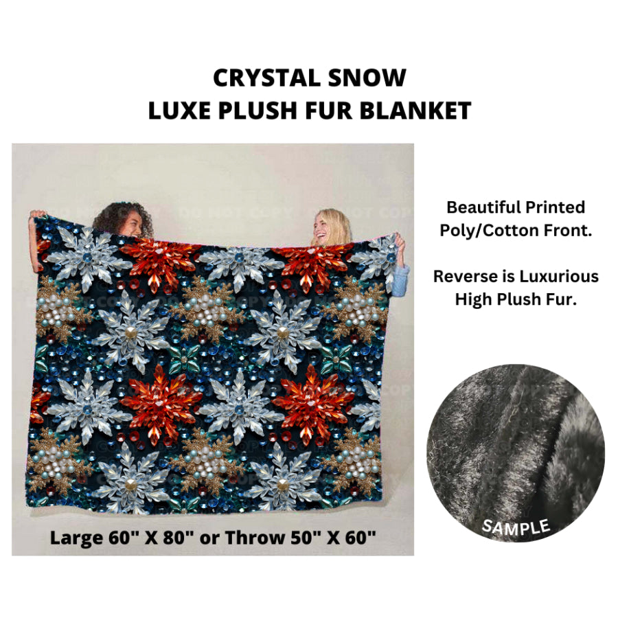 Preorder Custom Luxe Plush Faux Fur Blankets - Closes 26 Sep - ETA mid Dec 2024 Blankets &amp; Throws