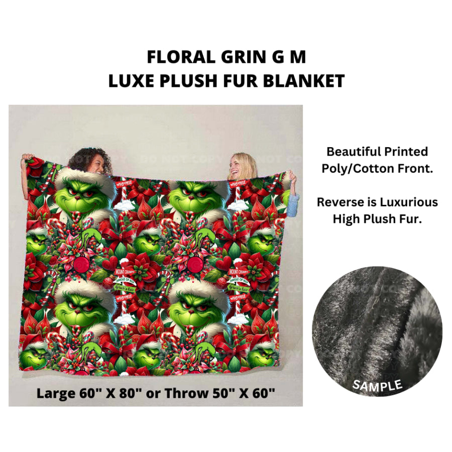 Preorder Custom Luxe Plush Faux Fur Blankets - Closes 26 Sep - ETA mid Dec 2024 Blankets &amp; Throws