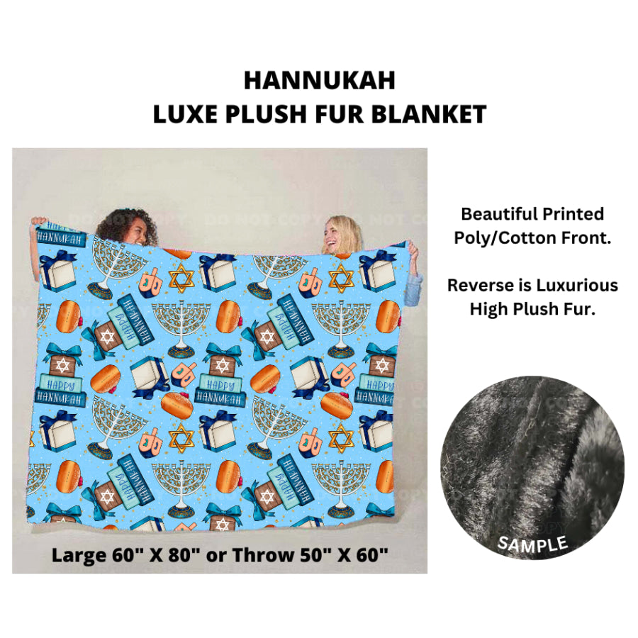 Preorder Custom Luxe Plush Faux Fur Blankets - Closes 26 Sep - ETA mid Dec 2024 Blankets &amp; Throws