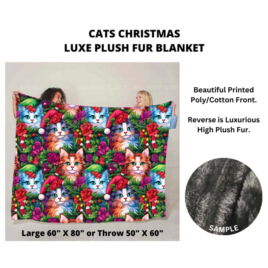 Preorder Custom Luxe Plush Faux Fur Blankets - Closes 26 Sep - ETA mid Dec 2024 Blankets &amp; Throws