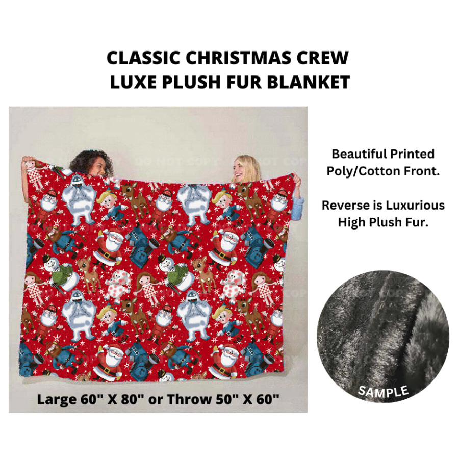 Preorder Custom Luxe Plush Faux Fur Blankets - Closes 26 Sep - ETA mid Dec 2024 Blankets &amp; Throws