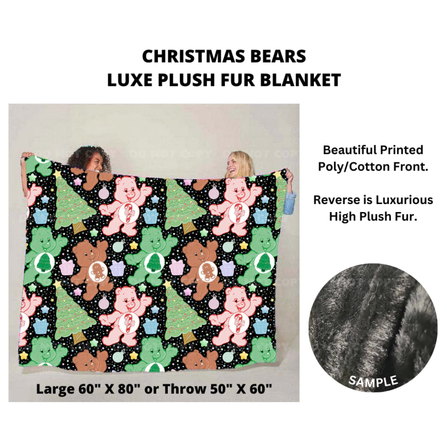 Preorder Custom Luxe Plush Faux Fur Blankets - Closes 26 Sep - ETA mid Dec 2024 Blankets &amp; Throws