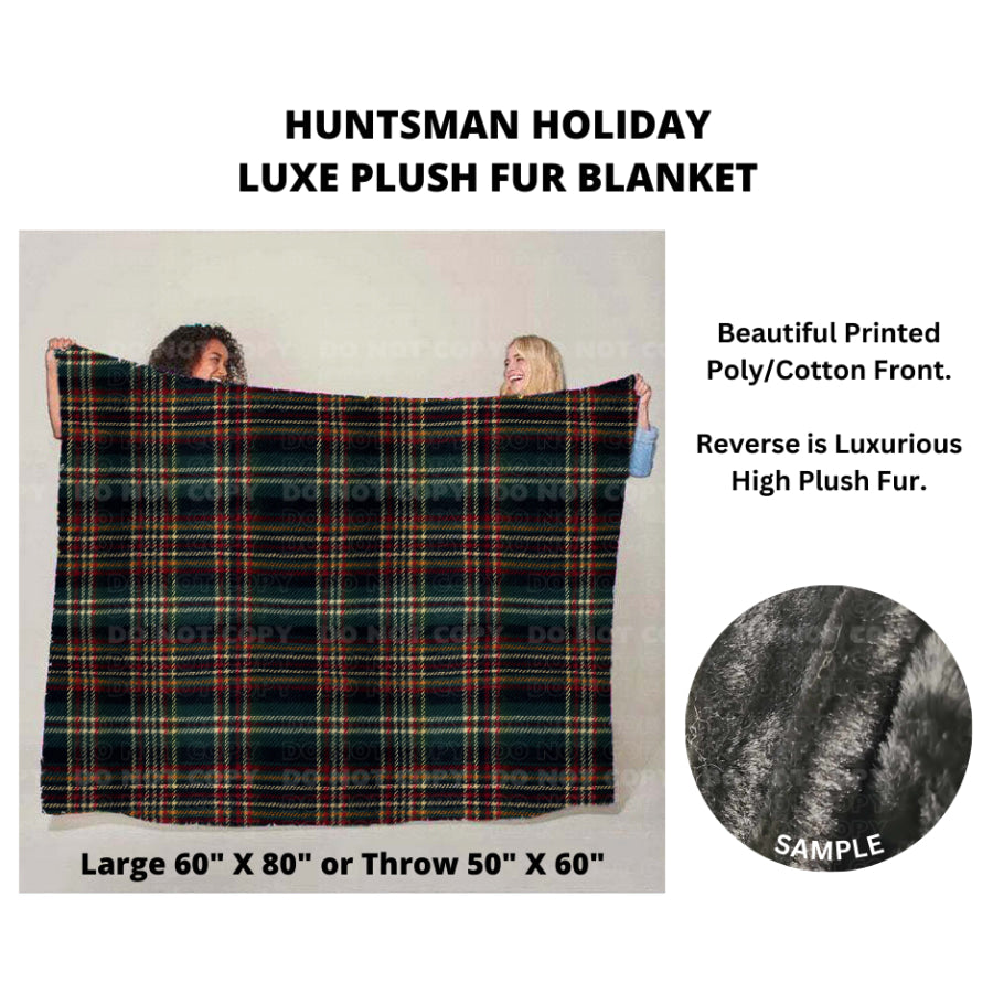 Preorder Custom Luxe Plush Faux Fur Blankets - Closes 26 Sep - ETA mid Dec 2024 Blankets &amp; Throws