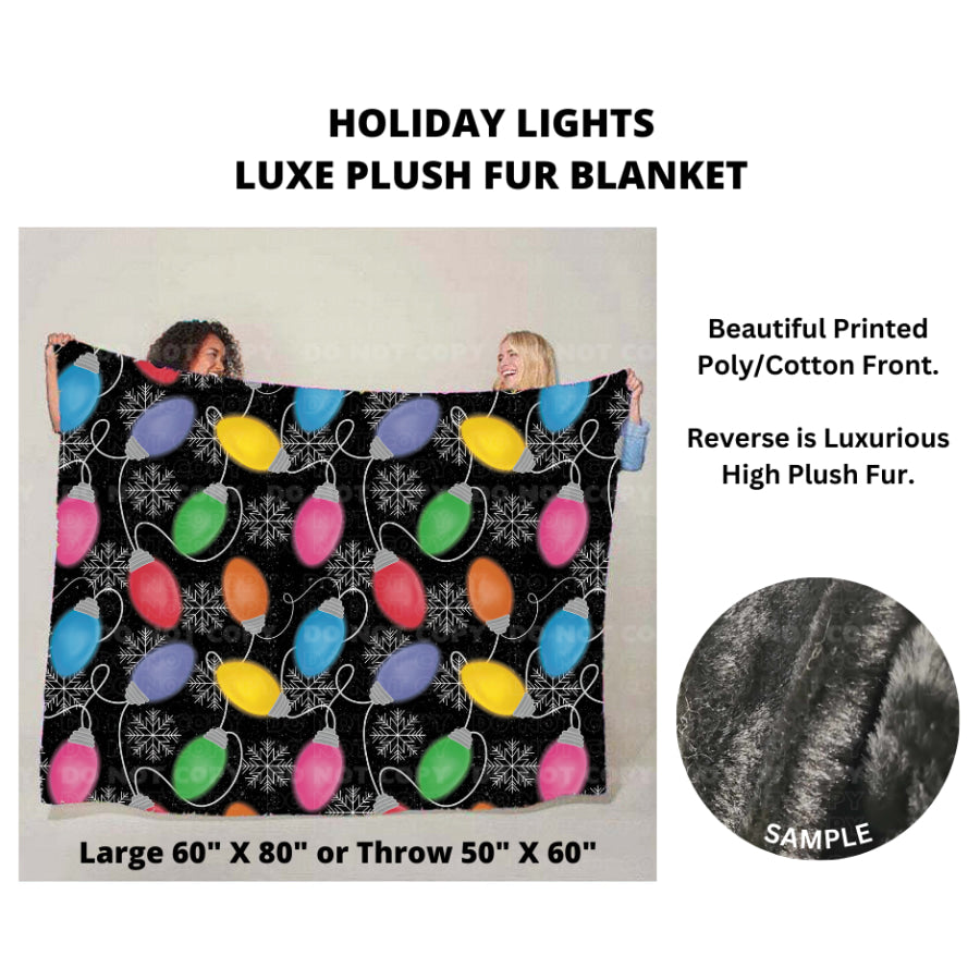 Preorder Custom Luxe Plush Faux Fur Blankets - Closes 26 Sep - ETA mid Dec 2024 Blankets &amp; Throws