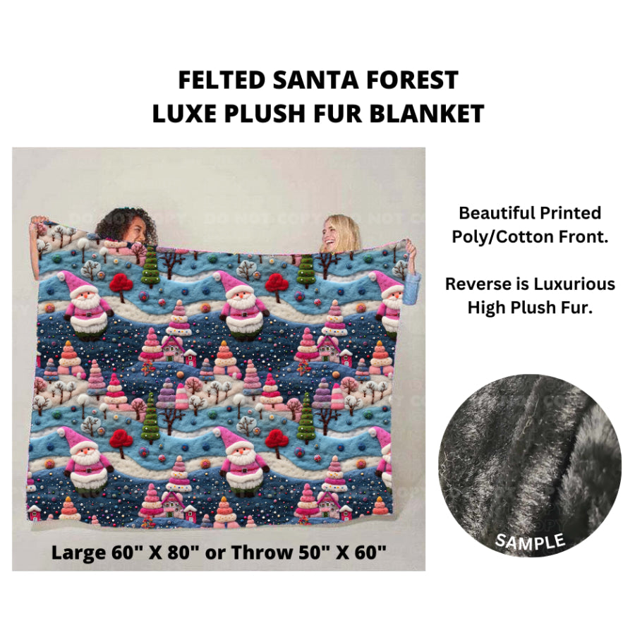 Preorder Custom Luxe Plush Faux Fur Blankets - Closes 26 Sep - ETA mid Dec 2024 Blankets &amp; Throws