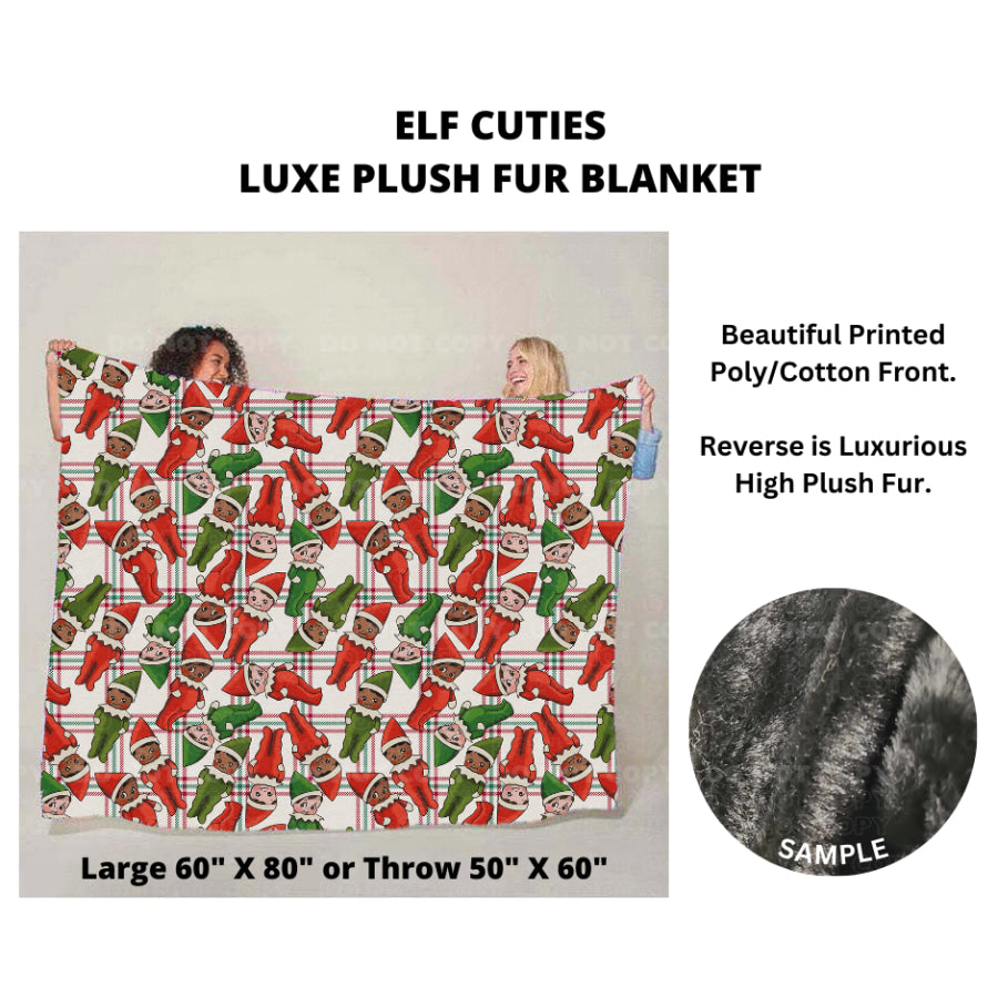 Preorder Custom Luxe Plush Faux Fur Blankets - Closes 26 Sep - ETA mid Dec 2024 Blankets &amp; Throws