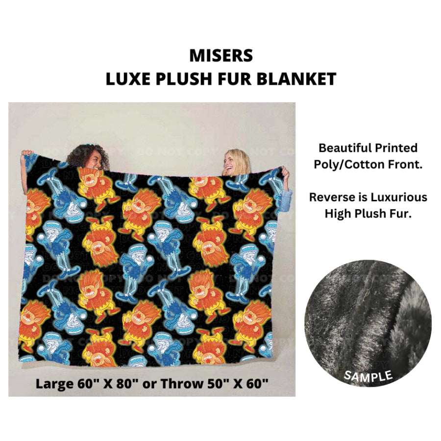 Preorder Custom Luxe Plush Faux Fur Blankets - Closes 26 Sep - ETA mid Dec 2024 Blankets &amp; Throws