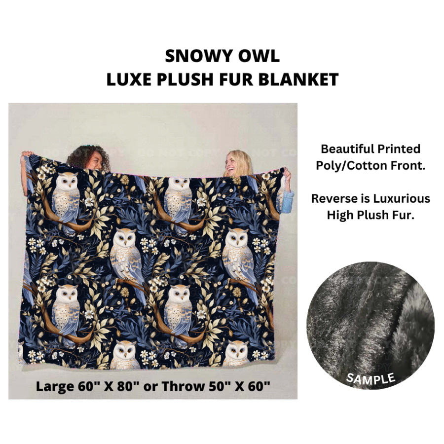 Preorder Custom Luxe Plush Faux Fur Blankets - Closes 26 Sep - ETA mid Dec 2024 Blankets &amp; Throws