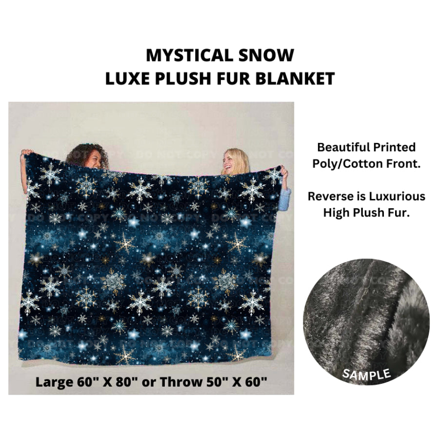 Preorder Custom Luxe Plush Faux Fur Blankets - Closes 26 Sep - ETA mid Dec 2024 Blankets &amp; Throws