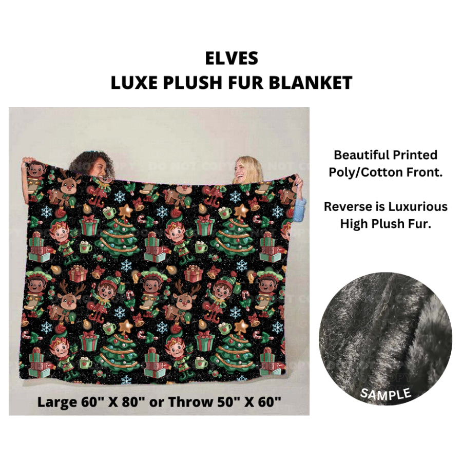 Preorder Custom Luxe Plush Faux Fur Blankets - Closes 26 Sep - ETA mid Dec 2024 Blankets &amp; Throws