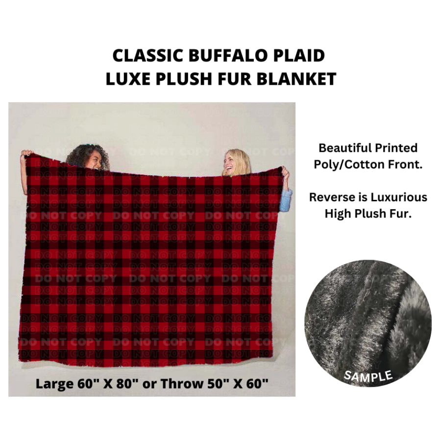 Preorder Custom Luxe Plush Faux Fur Blankets - Closes 26 Sep - ETA mid Dec 2024 Blankets &amp; Throws