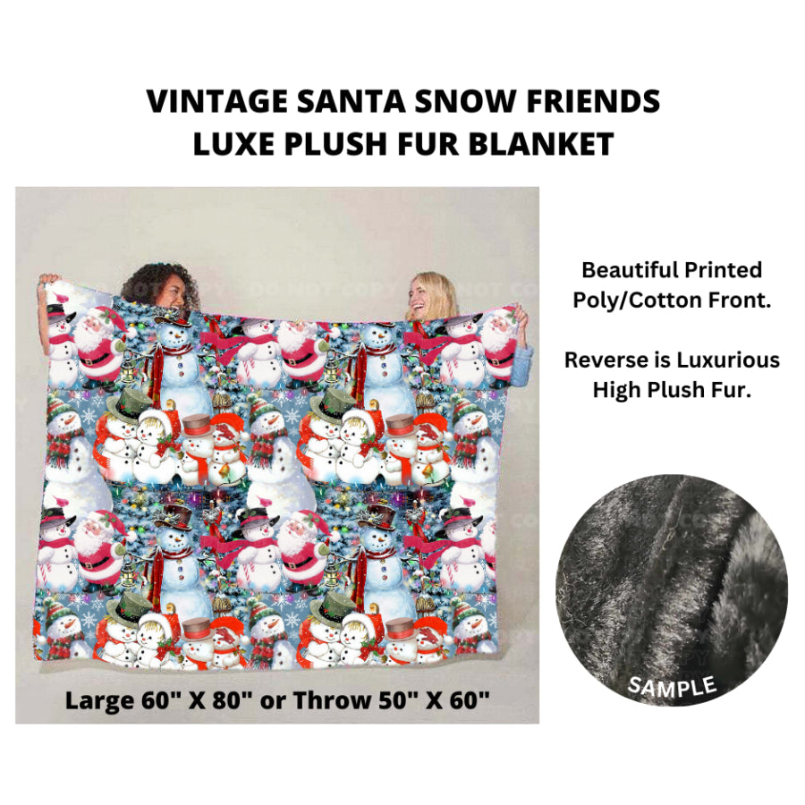 Preorder Custom Luxe Plush Faux Fur Blankets - Closes 26 Sep - ETA mid Dec 2024 Blankets &amp; Throws