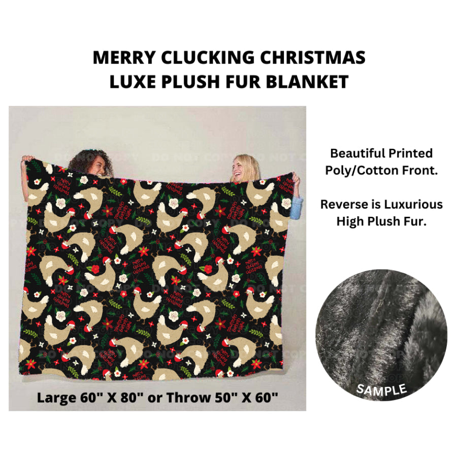 Preorder Custom Luxe Plush Faux Fur Blankets - Closes 26 Sep - ETA mid Dec 2024 Blankets &amp; Throws