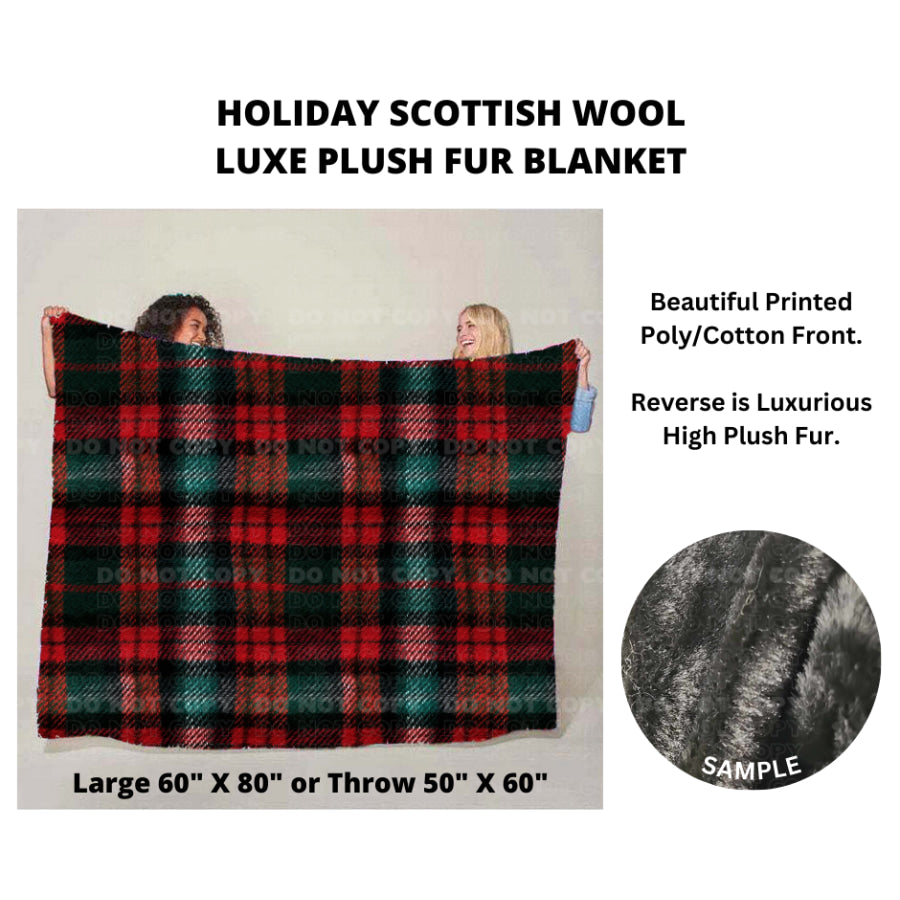 Preorder Custom Luxe Plush Faux Fur Blankets - Closes 26 Sep - ETA mid Dec 2024 Blankets &amp; Throws