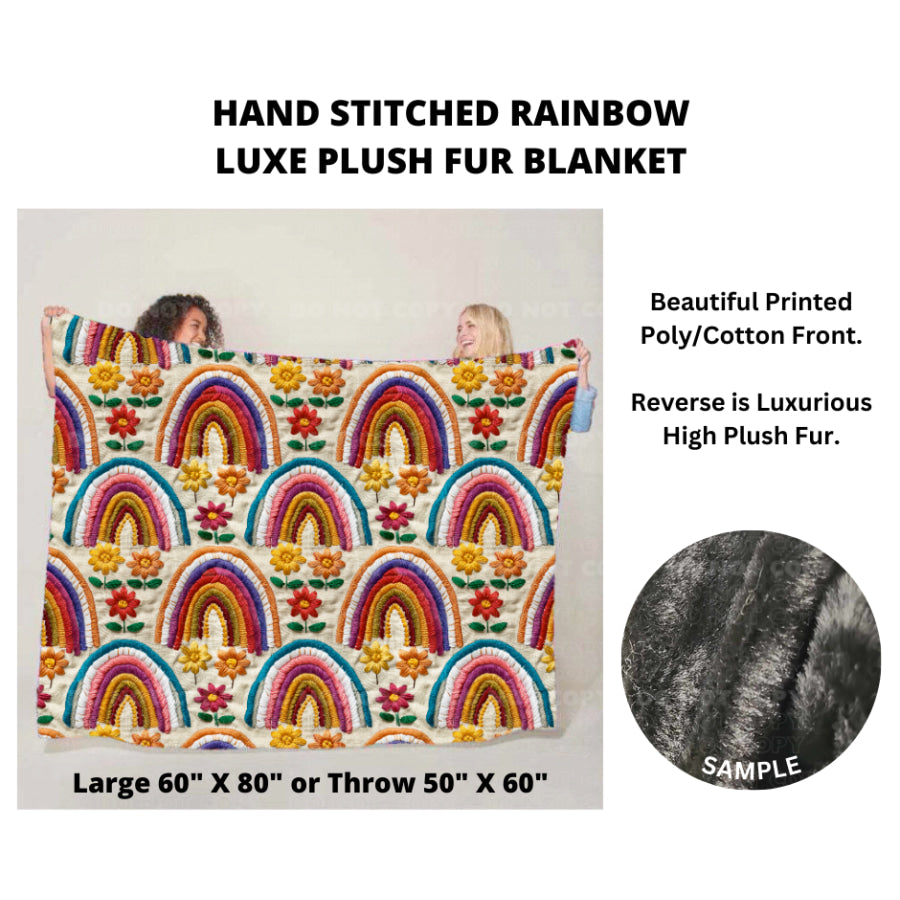 Preorder Custom Luxe Plush Faux Fur Blankets - LARGE - Closes 14 Nov - ETA mid Feb 2025 Blankets &amp; Throws