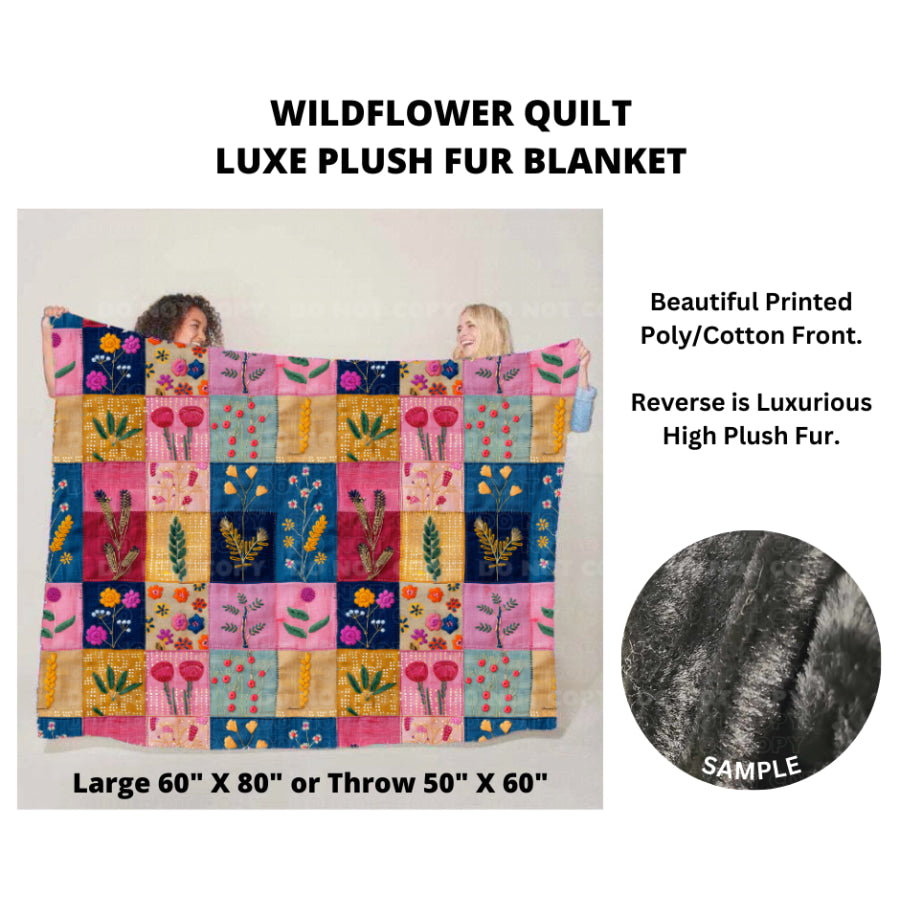 Preorder Custom Luxe Plush Faux Fur Blankets - LARGE - Closes 14 Nov - ETA mid Feb 2025 Blankets &amp; Throws