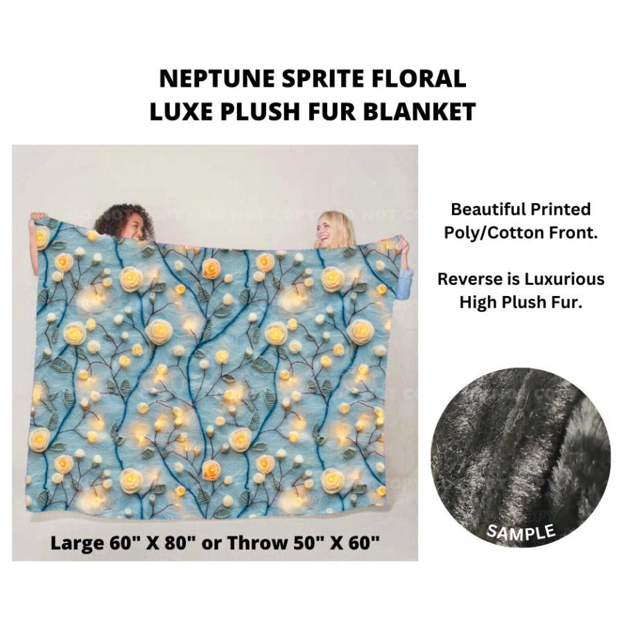 Preorder Custom Luxe Plush Faux Fur Blankets - LARGE - Closes 14 Nov - ETA mid Feb 2025 Blankets &amp; Throws