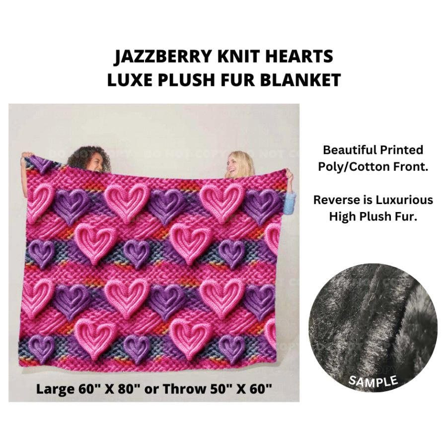 Preorder Custom Luxe Plush Faux Fur Blankets - LARGE - Closes 14 Nov - ETA mid Feb 2025 Blankets &amp; Throws