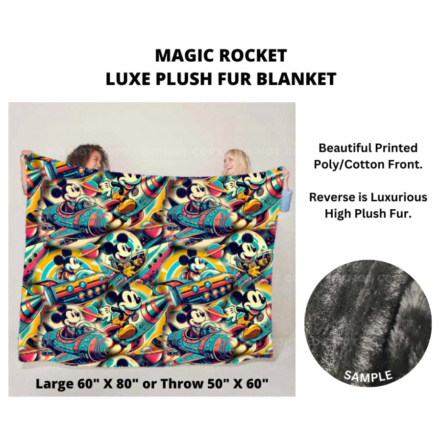 Preorder Custom Luxe Plush Faux Fur Blankets - LARGE - Closes 14 Nov - ETA mid Feb 2025 Blankets &amp; Throws