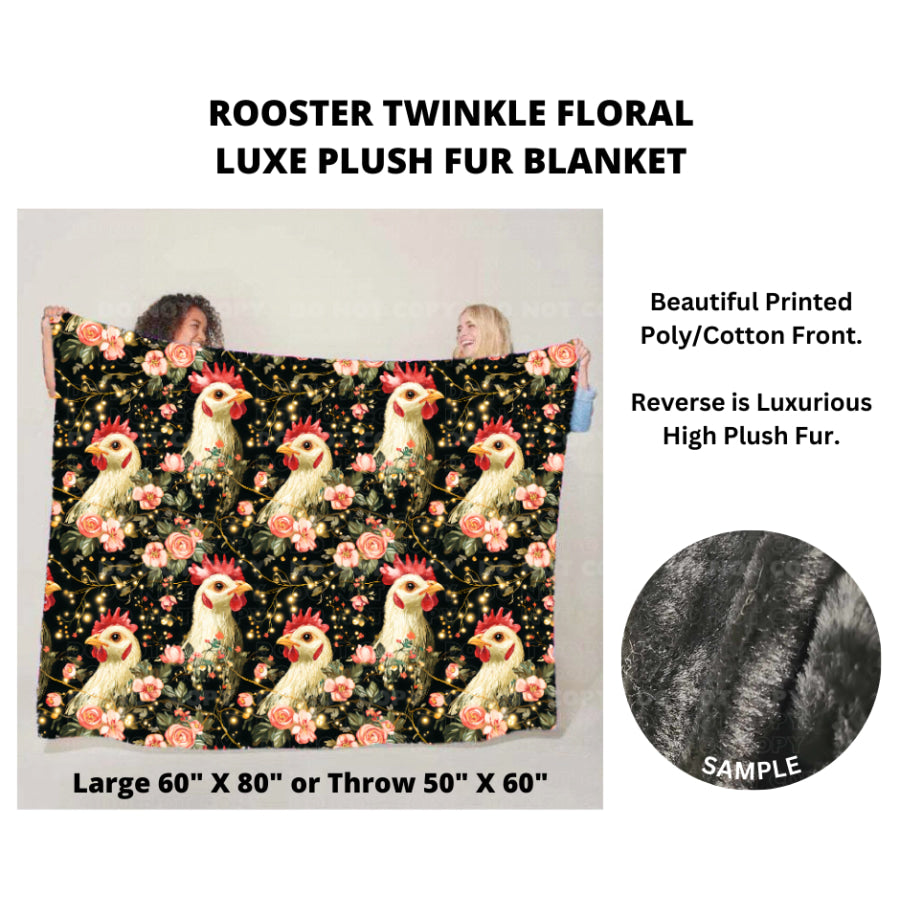 Preorder Custom Luxe Plush Faux Fur Blankets - LARGE - Closes 14 Nov - ETA mid Feb 2025 Blankets &amp; Throws