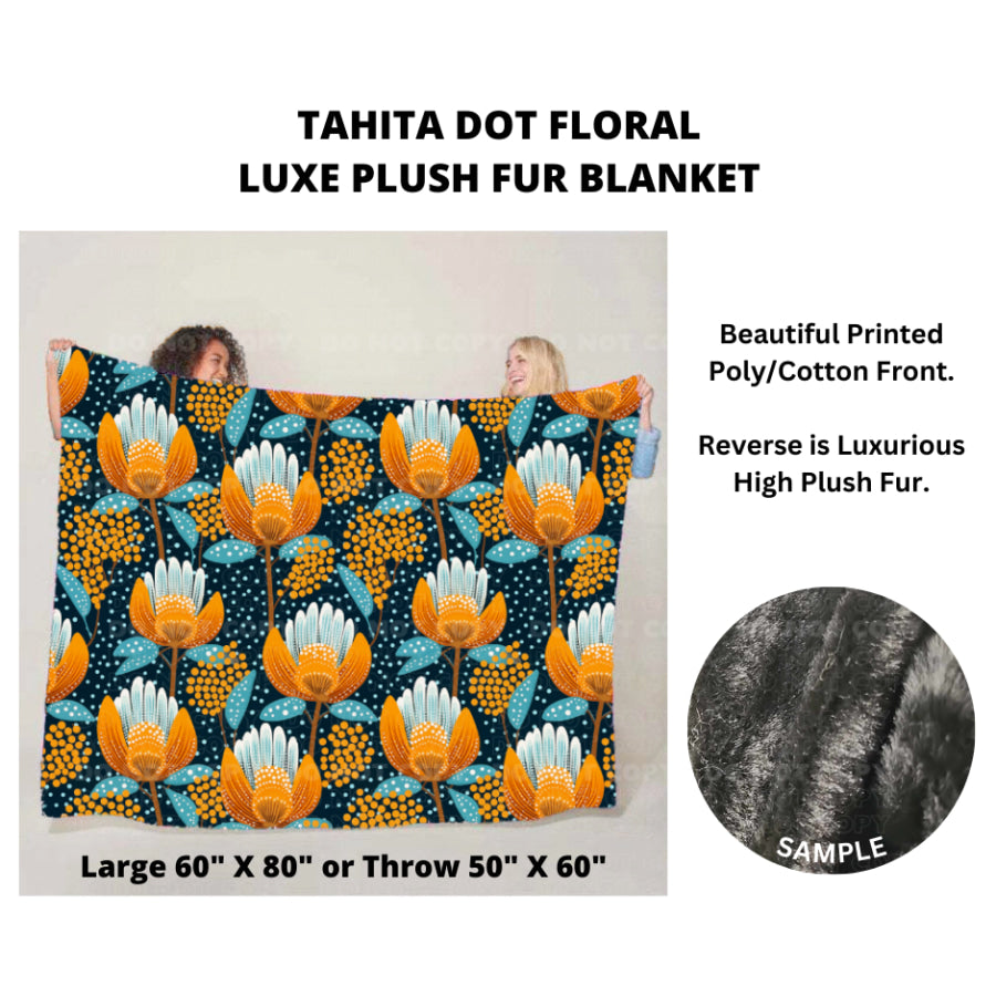 Preorder Custom Luxe Plush Faux Fur Blankets - LARGE - Closes 14 Nov - ETA mid Feb 2025 Blankets &amp; Throws