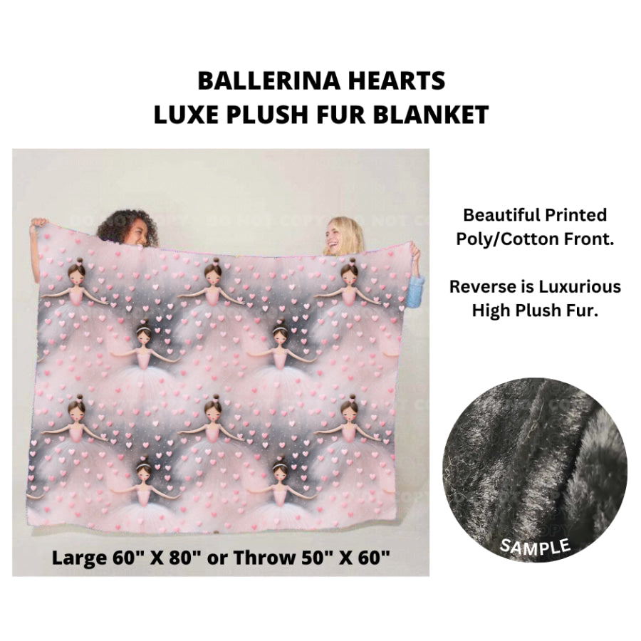 Preorder Custom Luxe Plush Faux Fur Blankets - LARGE - Closes 14 Nov - ETA mid Feb 2025 Blankets &amp; Throws