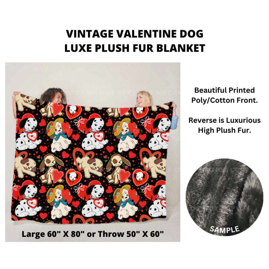 Preorder Custom Luxe Plush Faux Fur Blankets - LARGE - Closes 14 Nov - ETA mid Feb 2025 Blankets &amp; Throws