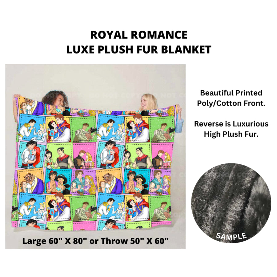 Preorder Custom Luxe Plush Faux Fur Blankets - LARGE - Closes 14 Nov - ETA mid Feb 2025 Blankets &amp; Throws