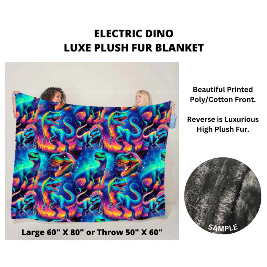 Preorder Custom Luxe Plush Faux Fur Blankets - LARGE - Closes 14 Nov - ETA mid Feb 2025 Blankets &amp; Throws