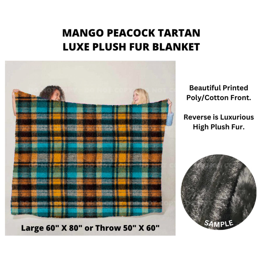 Preorder Custom Luxe Plush Faux Fur Blankets - LARGE - Closes 14 Nov - ETA mid Feb 2025 Blankets &amp; Throws