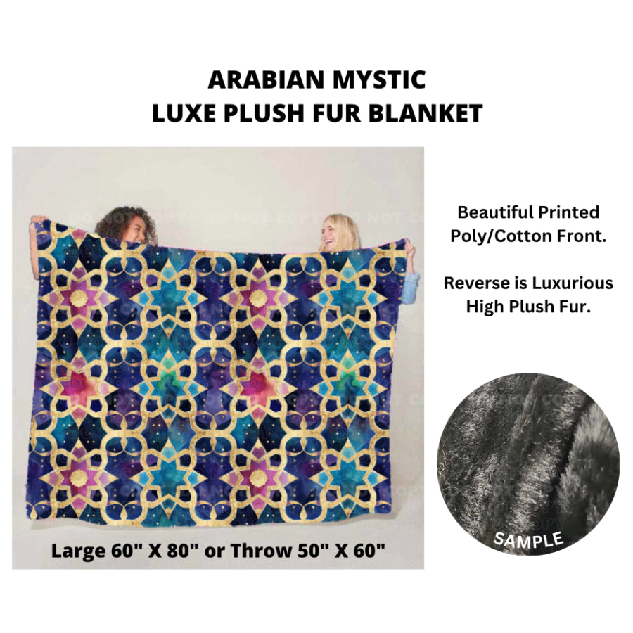 Preorder Custom Luxe Plush Faux Fur Blankets - LARGE - Closes 14 Nov - ETA mid Feb 2025 Blankets &amp; Throws