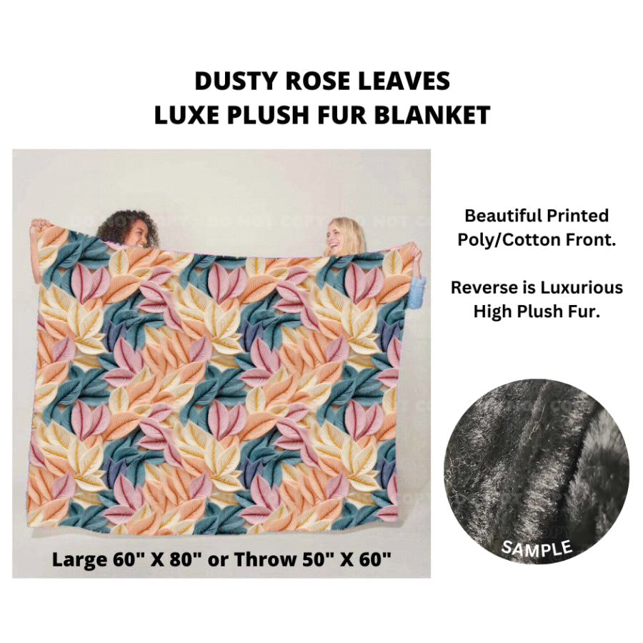 Preorder Custom Luxe Plush Faux Fur Blankets - LARGE - Closes 14 Nov - ETA mid Feb 2025 Blankets &amp; Throws