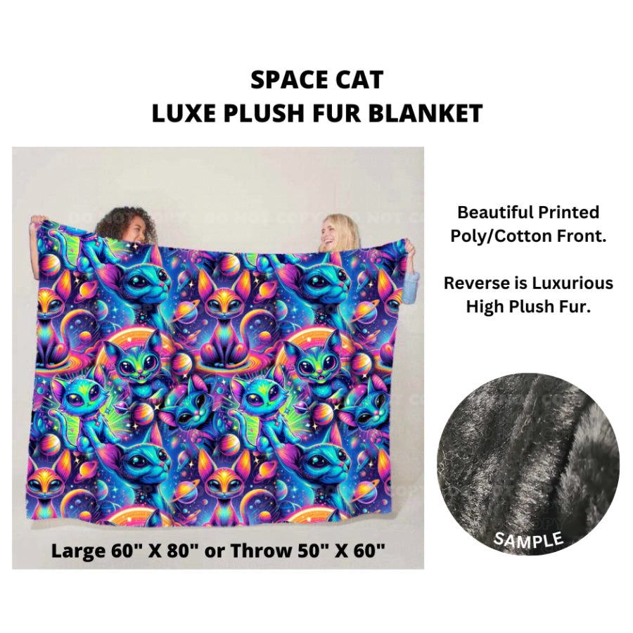 Preorder Custom Luxe Plush Faux Fur Blankets - LARGE - Closes 14 Nov - ETA mid Feb 2025 Blankets &amp; Throws