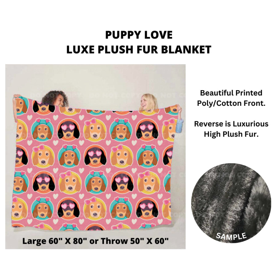 Preorder Custom Luxe Plush Faux Fur Blankets - LARGE - Closes 14 Nov - ETA mid Feb 2025 Blankets &amp; Throws