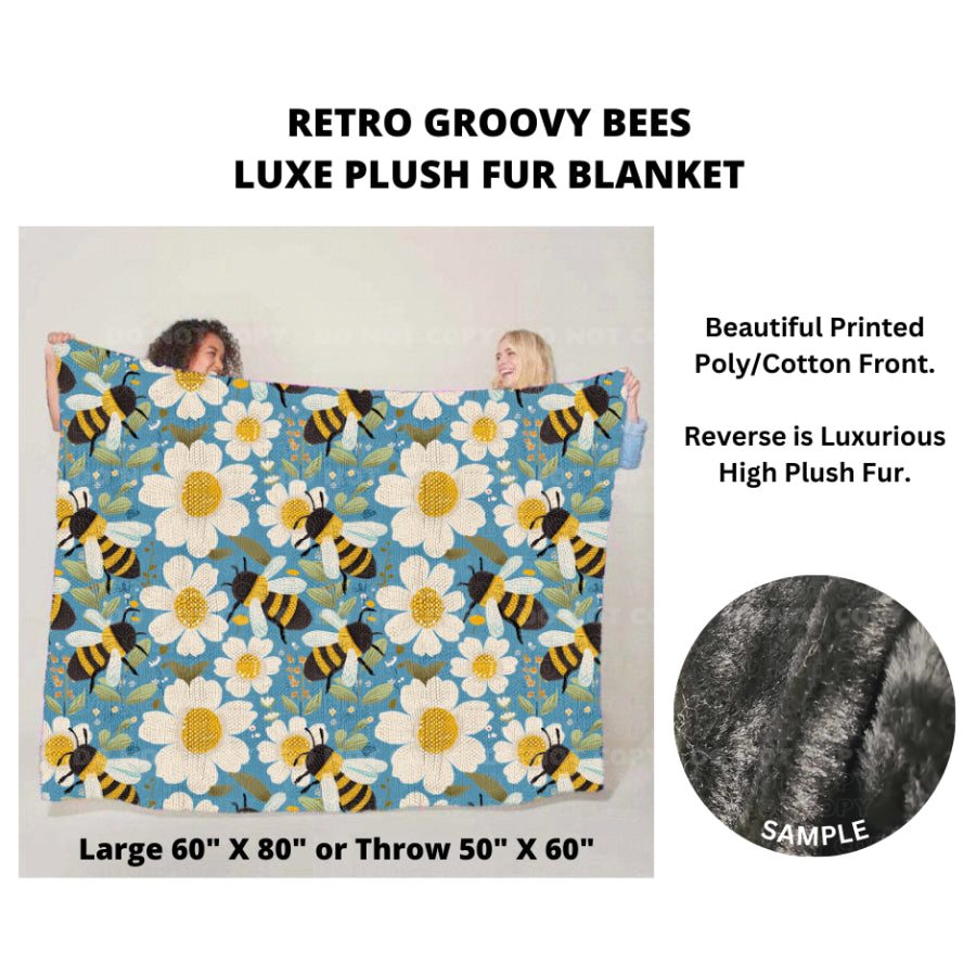 Preorder Custom Luxe Plush Faux Fur Blankets - LARGE - Closes 14 Nov - ETA mid Feb 2025 Blankets &amp; Throws