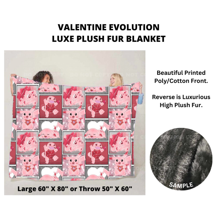 Preorder Custom Luxe Plush Faux Fur Blankets - LARGE - Closes 14 Nov - ETA mid Feb 2025 Blankets &amp; Throws