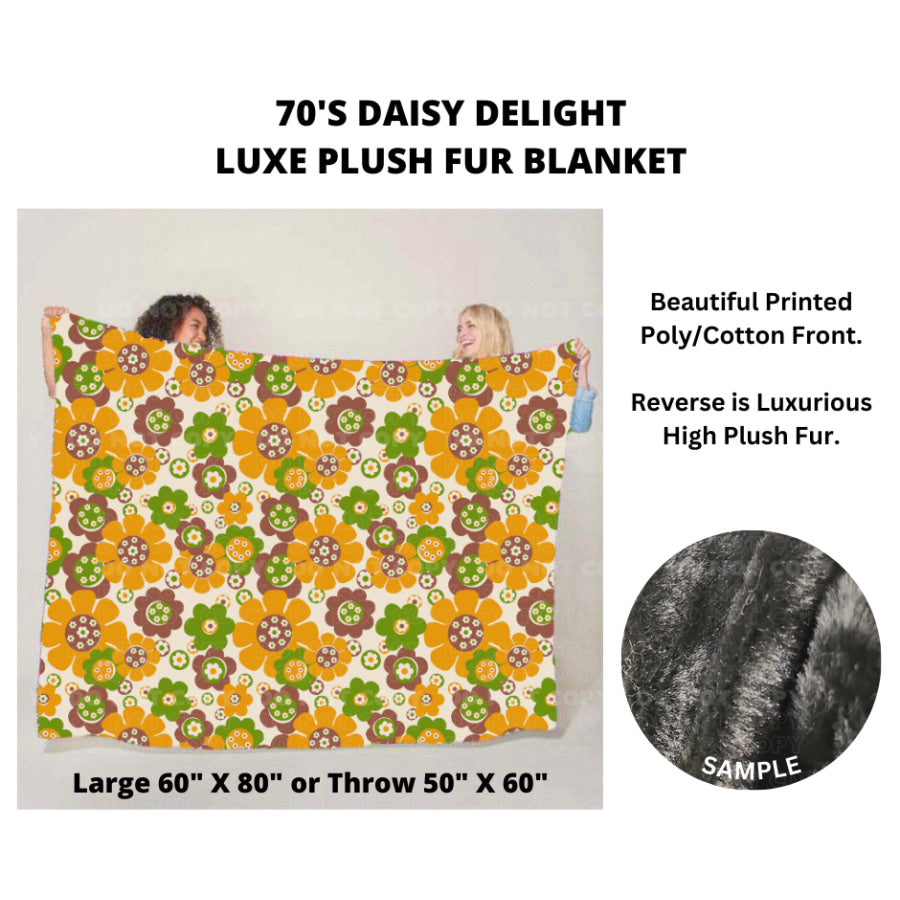 Preorder Custom Luxe Plush Faux Fur Blankets - LARGE - Closes 14 Nov - ETA mid Feb 2025 Blankets &amp; Throws