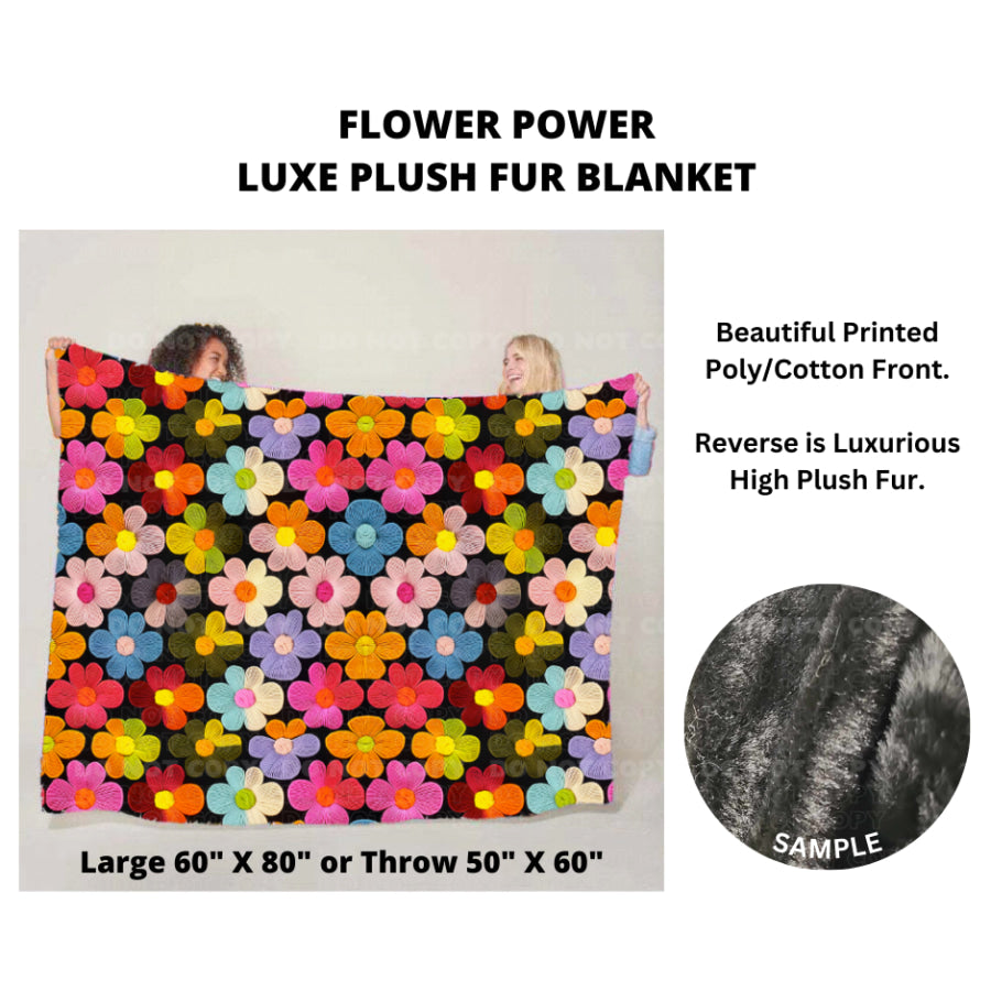 Preorder Custom Luxe Plush Faux Fur Blankets - LARGE - Closes 14 Nov - ETA mid Feb 2025 Blankets &amp; Throws