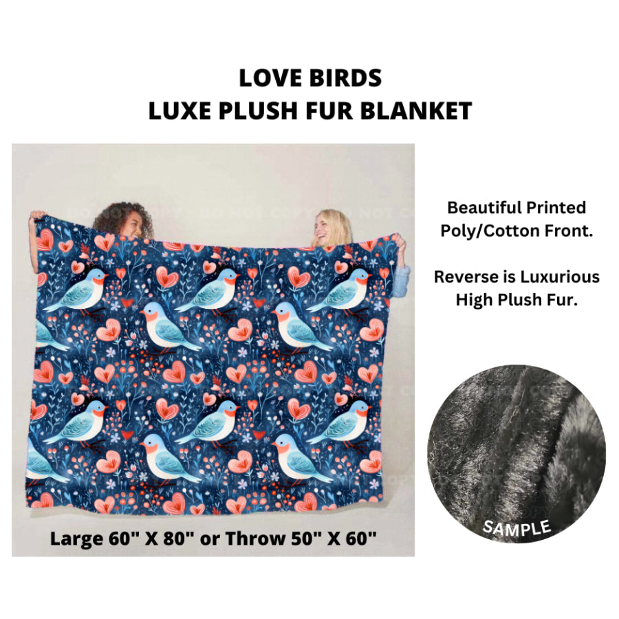 Preorder Custom Luxe Plush Faux Fur Blankets - LARGE - Closes 14 Nov - ETA mid Feb 2025 Blankets &amp; Throws