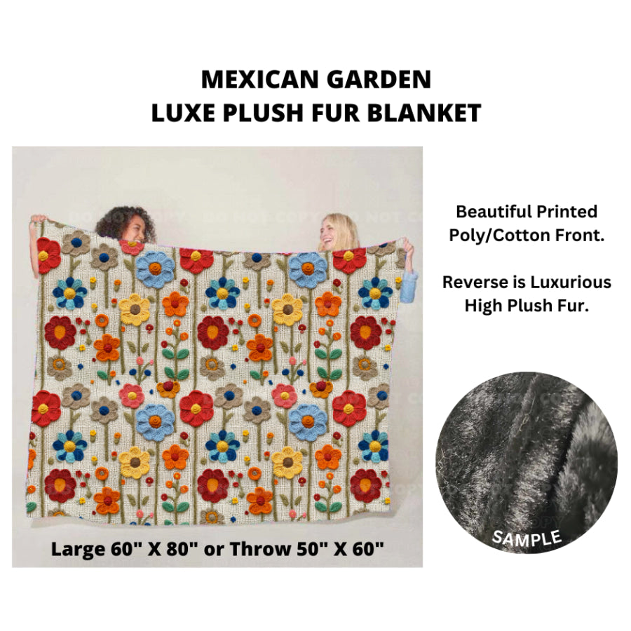 Preorder Custom Luxe Plush Faux Fur Blankets - THROW - Closes 14 Nov - ETA mid Feb 2025 Blankets &amp; Throws