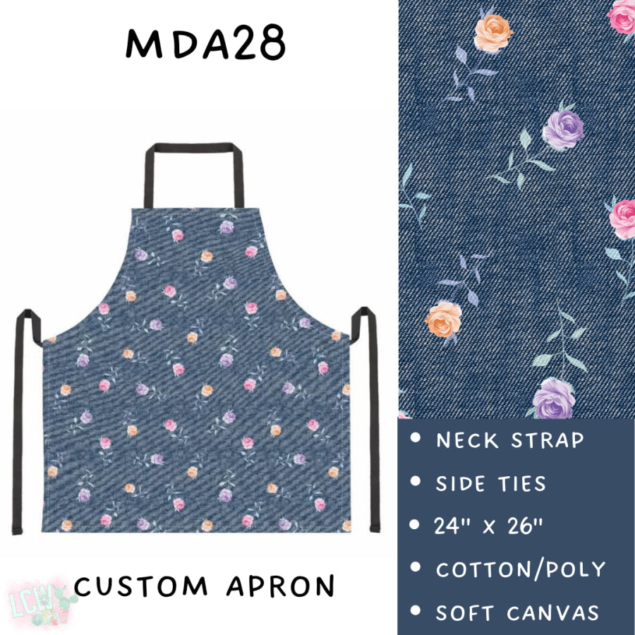 Preorder Custom Mama’s Batch Aprons and Oven Mitts - Closes 17 Mar - ETA late May 2025 Apron and Over Mitts