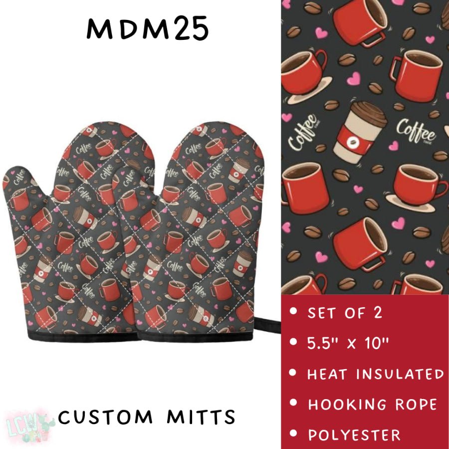 Preorder Custom Mama’s Batch Aprons and Oven Mitts - Closes 17 Mar - ETA late May 2025 Apron and Over Mitts