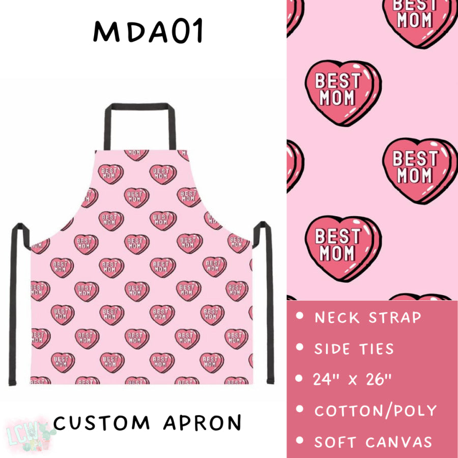 Preorder Custom Mama’s Batch Aprons and Oven Mitts - Closes 17 Mar - ETA late May 2025 Apron and Over Mitts