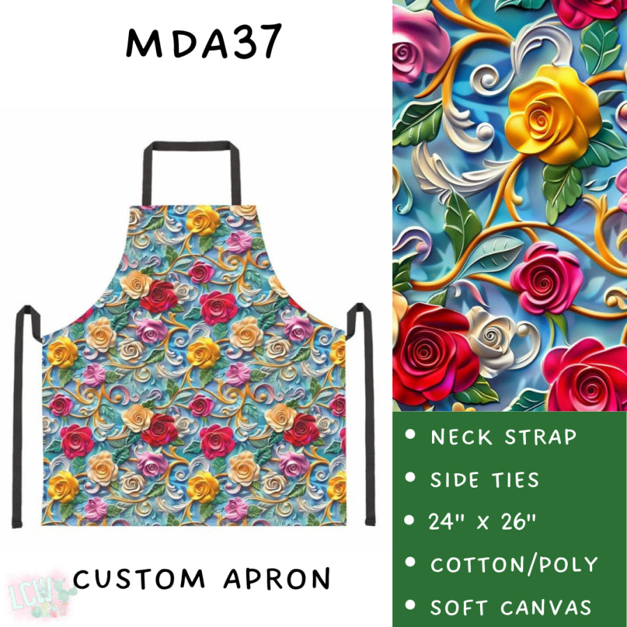 Preorder Custom Mama’s Batch Aprons and Oven Mitts - Closes 17 Mar - ETA late May 2025 Apron and Over Mitts